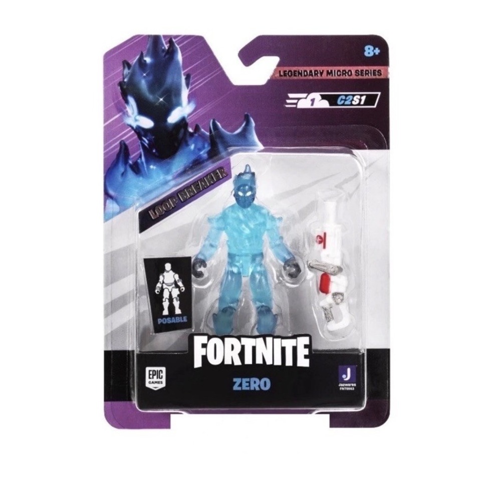 Fortnite Legendary Micro Series Figure Loop Breaker Posable Zero C2S1 Jazwares‎